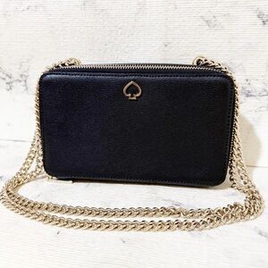 Kate Spade Double Zip Camera Style Crossbody / Shoulder Bag